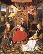 unknow artist The Madonna and the Nino enthroned, with the holy Catalina and Barbara china oil painting artist